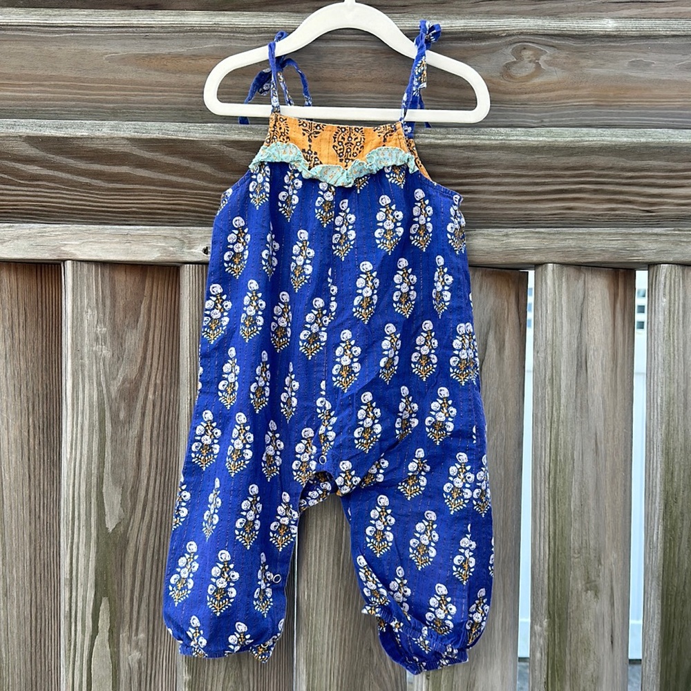 Pink Chicken Romper - Size 18/24 months